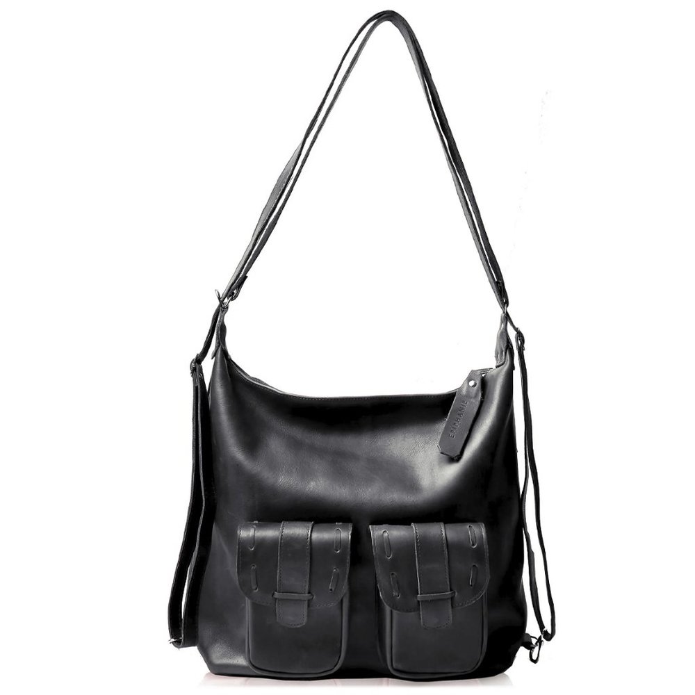 Epiphanie - India Camera Bag, Gonvertible Backpack / Shoulder Bag, Black